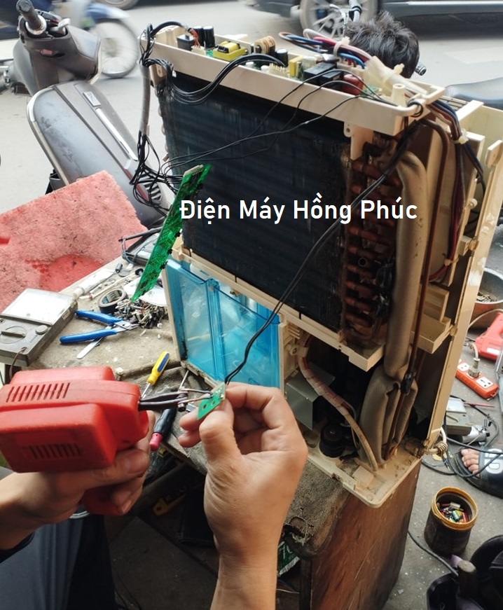 sua may hut am cam nham dien 220V